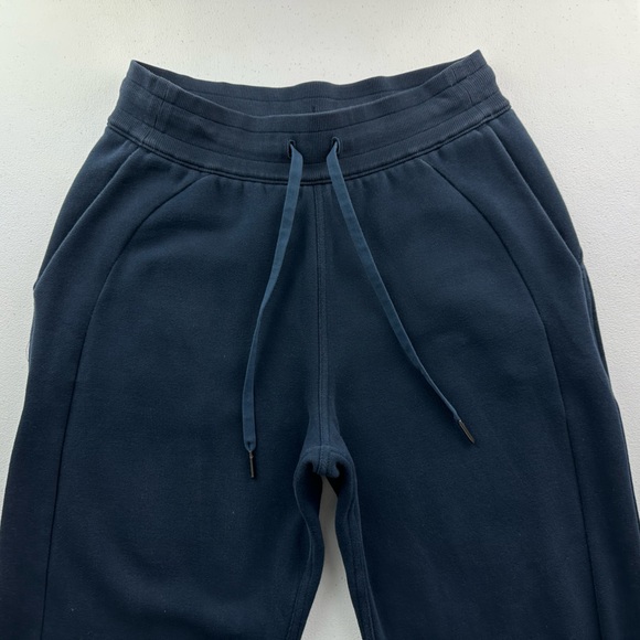 Lululemon Womens Scuba High Rise Jogger Size 6 True Navy Blue Drawstring Pockets - Picture 3 of 12
